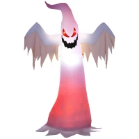 HOMCOM Halloween opblaasbaar spook(m-12)