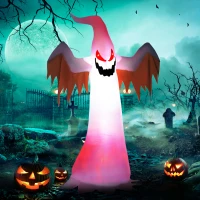 HOMCOM Halloween opblaasbaar spook(m-11)