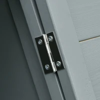 PawHut Gaiola Triangular para Coelhos Casinha Recinto Pinho 116x62,2x52,5 cm Cinza(m-5)