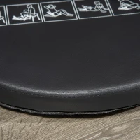 HOMCOM Banco Abdominal Dobrável para Treino Total Compacto e Ajustável(m-5)