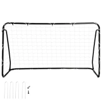 HOMCOM Baliza de Futebol 203x81x120 cm Ideal para Treino e Lazer(m-6)