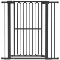 PawHut Türschutzgitter Hund, 76-104 cm Absperrgitter ohne Bohren, Treppengitter