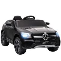 AIYAPLAY Mașină electrică pentru copii, vehicul electric 12V, telecomandă 2,4G, 3 viteze, pornire lentă, 105x68x50cm, negru(m-1)