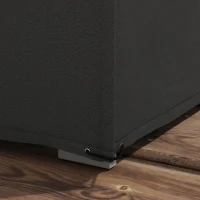 Outsunny Husă pentru mobilier de grădină, prelată pentru masă de grădină țesătură Oxford impermeabilă anti-UV, 222 x 155 x 67 cm, negru(m-4)