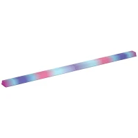 SPORTNOW Bârnă de gimnastică pliabilă bază antiderapantă, mâner de transport, 236 x 10/15 x 6,5 cm multicoloră(m-6)