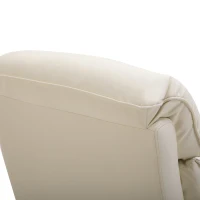 HOMCOM Opsta stoel grote comfortabele hulpstoel assistent elektrisch opstahulp ligfunctie tv-stoel beige(m-8)