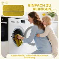 AIYAPLAY 7-teiliges Weichbauklötze-Set für Kleinkinder, Schaumstoff, waschbarer Cordbezug, verschiedene Formen, Bunt(m-6)