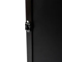 E-STYLO Specchio rettangolare con cornice in metallo nero, perfetto per aggiungere un tocco di stile moderno e minimale a qualsiasi ambiente, 70cm X 40cm H. 15cm(m-4)