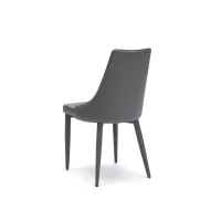 E-STYLO Sedia moderna in similpelle, perfetta per arredare con eleganza cucine, sale da pranzo e soggiorni, 46cm X 46cm H. 91cm(m-2)