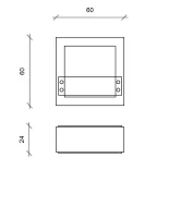 E-STYLO Biocamino da terra moderno, la soluzione ideale per riscaldare e arredare la tua casa con stile ed eleganza, 24cm X 60cm H. 60cm(m-4)