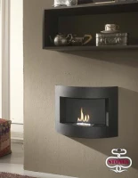 E-STYLO Biocamino da parete moderno, perfetto per creare un’atmosfera calda e accogliente nella tua casa, 15.5cm X 63cm H. 45cm(m-4)