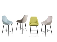 E-STYLO Sgabello da cucina moderno, caratterizzato da un design elegante e confortevole che unisce stile e funzionalità, 46cm X 49cm H. 97cm(m-2)