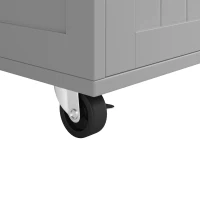 Îlot de cuisine moderne, table à manger multifonctionnelle avec espace de rangement, 102x45x92 cm, Gris(m-7)