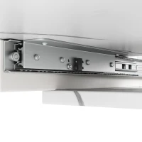 Masă extensibilă de dining, masă pentru bucătărie-living cu picioare încrucișate, 118-157L x 75P x 76,4Î cm, Alb(m-6)