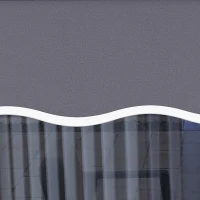 Outsunny Telo di Ricambio per Tenda a Bracci Retrattile in Poliestere Anti UV da 3.6x2.5 m, Grigio(m-7)