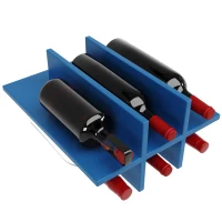 Îlot de cuisine moderne, table à manger multifonctionnelle avec espace de rangement, 102x45x92 cm, Bleu(m-6)