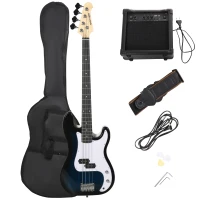 SPORTNOW 4 String Full Size Electric Bass Guitar for Beginners(m-10)