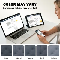 Outsunny 3 Seater Bench Pad, Garden Chair Cushion with Back and Ties for Indoor and Outdoor Use, 98 x 150 cm, Dark Grey(m-7)