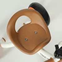 AIYAPLAY Kids Trike, Toddler Tricycle with Front Basket and EVA Wheels for Ages 2-5 Years, Indoor Outdoor for Boys Girls, Orange(m-9)