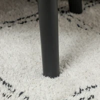 HOMCOM Tabouret de bout de lit multifonction avec pieds en acier et assise rembourrée pour entrée couloir 100x36x45 cm blanc crème(m-5)