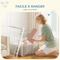 AIYAPLAY Parcours motricité bébé modulable en mousse 7 pièces housse lavable en velours côtelé 174 x 174 x 30 cm multicolore(m-8)