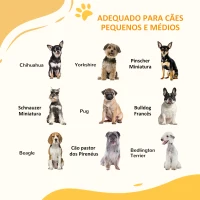 PawHut Barreira de Segurança Extensível para Animais de Estimação com Fecho Automático e Sistema de Duplo Bloqueio 74-100x76 cm Branco(m-4)