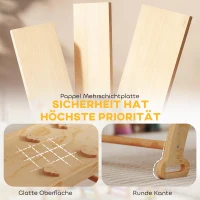AIYAPLAY 9-in-1 Indoor-Klettergerüst, Rampe, Rutsche, Leiter, Schreibtafel, für Kleinkinder, Holz(m-5)