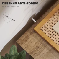 HOMCOM Mesa Consola com 3 Gavetas Consola Estreita para Entrada com Pés de Aço 90x30x75 cm Madeira(m-7)