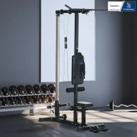 Station de musculation - Aosom.fr x FFHandball - Station à Poulie, tirage poitrine, banc de musculation Musculation(m-10)