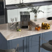 HOMCOM Machine à glaçons avec distributeur d'eau, ice maker, 12kg en 24h, 9 glaçons en 6-10 minutes, 25,2x38,9x36,3cm, noir(m-10)