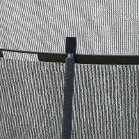 SPORTNOW 10ft Outdoor Trampoline with Enclosure Net, Spring Cover, Black(m-9)