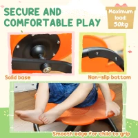 AIYAPLAY Sensory Spinning Chair for Kids, for Coordination, Balance, Orange(m-5)