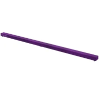 SPORTNOW Foldable 240 cm Velvet Gymnastics Beam, Balance Beam with Non-Slip Base, for Children and Adults, Violet(m-1)