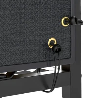 Outsunny Set of two covers for log rack protecting against water dust and UV 600D Oxford fabric black(m-5)