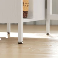 HOMCOM Tavolo Pieghevole da Pranzo con Ali Ribaltabili 4 Scomparti 3 Configurazioni 169x60x75 cm Bianco(m-5)