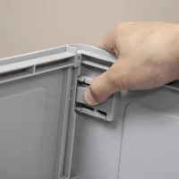 Katzentoilette Katzenklo Katzenhaus mit Bodenschale und Schaufel Kunststoff Grau(m-10)