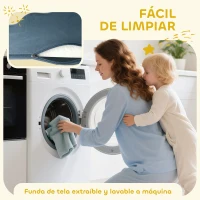 AIYAPLAY Juego de 9 Bloques de Espuma para Niños con Fundas de Terciopelo Lavables para Escalar y Gatear Multicolor(m-5)