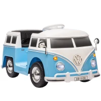 AIYAPLAY Voiture électrique pour enfants, véhicule 12V pour enfants avec MP3, double moteur, klaxon, démarrage progressif, 89x49x41,5 cm, Bleu(m-7)