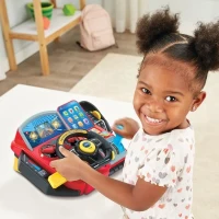 Simulateur de conduite pour enfant - VTECH Super Console Turbo Pilote - Écran couleur et 20 jeux inclus(m-6)