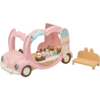 Le marchand de glace ambulant - SYLVANIAN FAMILIES - 5651 - Extérieur - Rose - A partir de 3 ans(m-1)