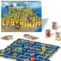 Ravensburger–Jeu de société classique–Labyrinthe One Piece–Jeu de plateau-Jeu de réflexion-Enfant et Famille–Des 7 ans–Mixte–22887(m-3)