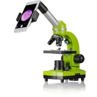 Microscope étudiant BIOLUX SEL - BRESSER JUNIOR - grossissement 40x-1600x - kit d'expérimentation - vert(m-3)