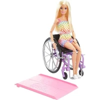 Barbie-Poupée avec fauteuil roulant-Barbie Fashionistas HJT13(m-1)