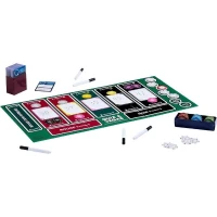 Mattel Games - QUIZ a VEGAS-Jeu de société avec questions et paris version française HNY92(m-6)