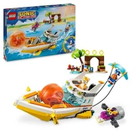LEGO Sonic the Hedgehog 76997 Le bateau d'aventures de Tails, Jouet interactif(m-1)