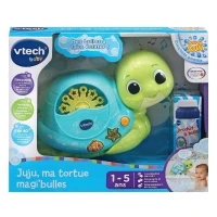 Tortue musicale VTECH JUJU MA TORTUE MAGI BULLES pour bébé de 1 a 5 ans(m-4)