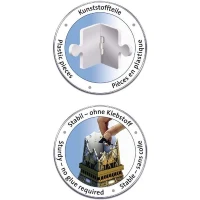 Puzzle 3D Tour Eiffel - Ravensburger - 216 pieces - sans colle - Architecture et monument(m-3)