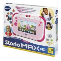 VTECH - Console Storio Max 2.0 5 Rose - Tablette Éducative Enfant(m-4)