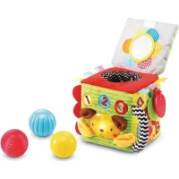 Jouet d'éveil sensoriel VTECH BABY - Cube interactif tout doux en tissu - Mixte - Des 3 mois(m-1)