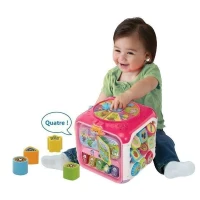 VTECH BABY - Super Cube Des Découvertes Rose(m-2)